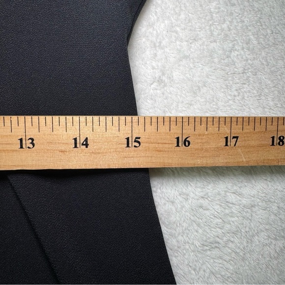 Vintage 80s 90s Black Blazer Jacket and Skirt Suit Set with Lace Details, Office - Picture 9 of 16